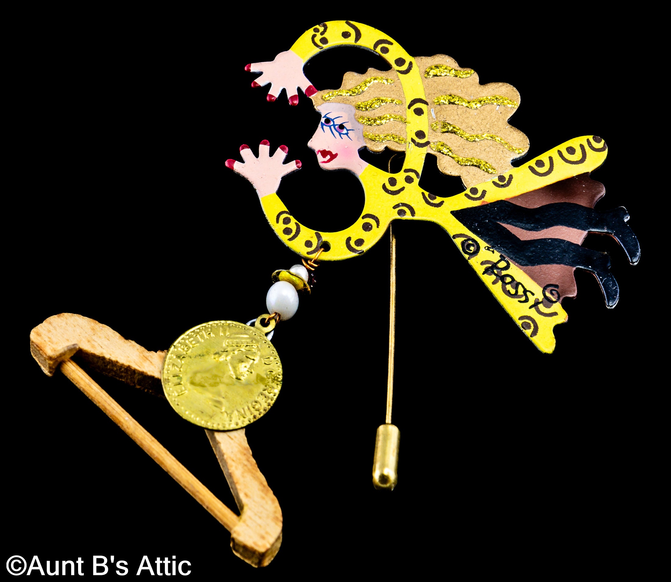 Rossi Brooch - Etsy