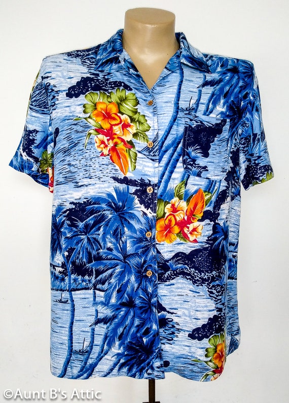 Men's Vintage Hawaiian Shirt S/M