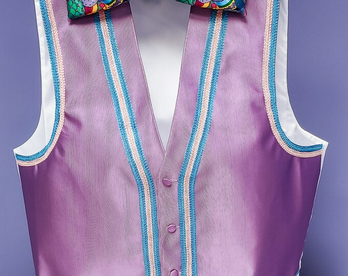 easter bunny vest and bow tie