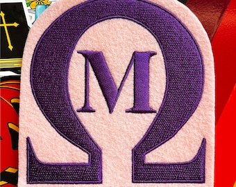 Omega Moo Sorority Sweater Patch