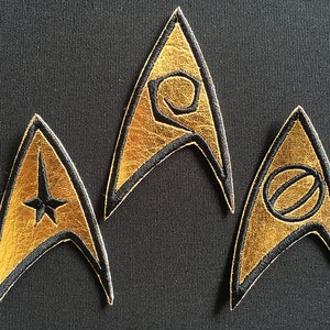 COMMAND Star Trek Classic Uniform  Insignia 3" Embroidered Patch STPA-5004 