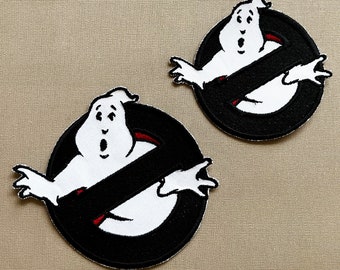 Ghostbusters Frozen Empire Black logo "No Ghost" Patch