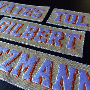 Ghostbusters Reboot Name Tags YOUR NAME CUSTOM Shadowed Letters image 2