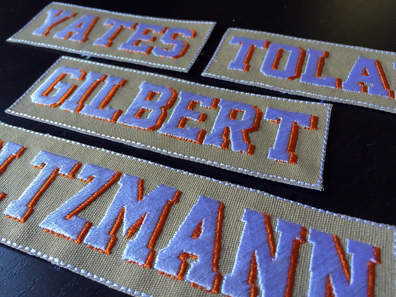 Ghostbusters Reboot Name Tags YOUR NAME CUSTOM Shadowed Letters image 2