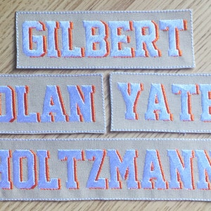 Ghostbusters Reboot Name Tags YOUR NAME CUSTOM Shadowed Letters image 3