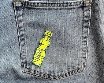 Parche gomoso de Venus de Milo verde