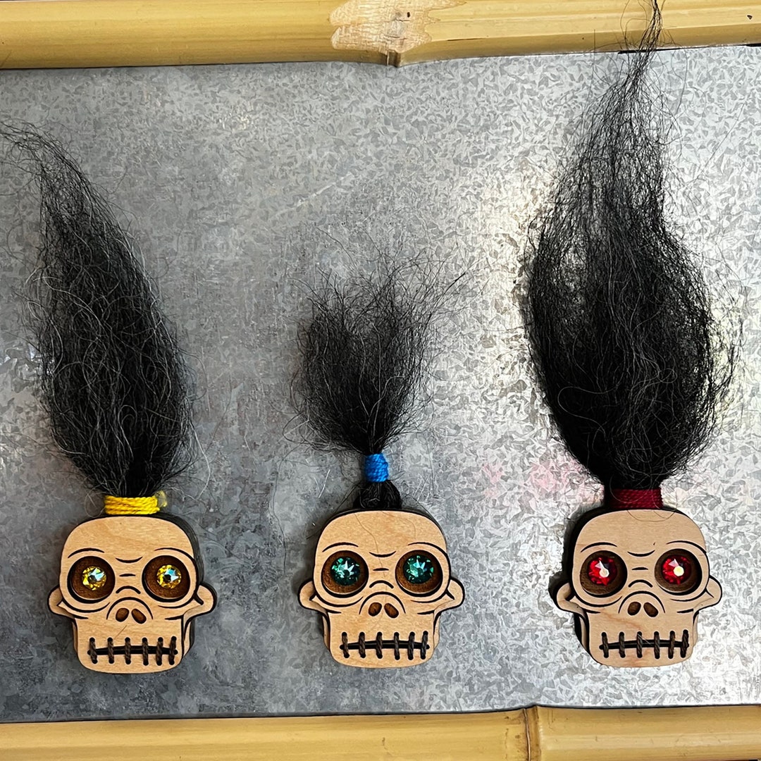 Wood Shrunken Head Tiki Etsy