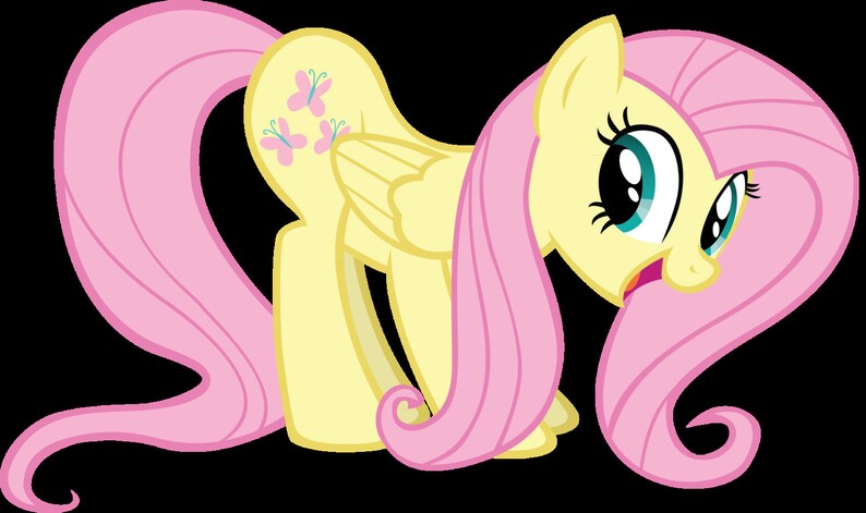 MLP: FiM Fluttershy Cutie Mark Patch | Etsy