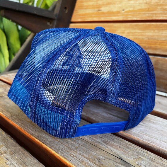 NWT Blue Custom Mrsh Back western trucker hat NWT Von Dutch Royal Blue and White Classic Trucker Hat  main image 3