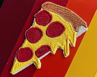 Pizza Slice Iron-On Patch