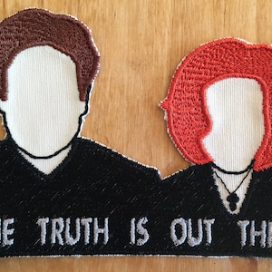 X-Files Mulder and Scully Patch