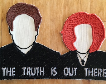 X-Files Mulder and Scully Patch