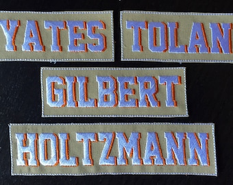 Ghostbusters Reboot Name Tags - YOUR NAME CUSTOM - Shadowed Letters