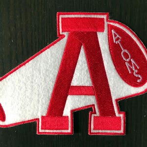 Revenge of the Nerds Adams College Cheerleader Sweater Patch