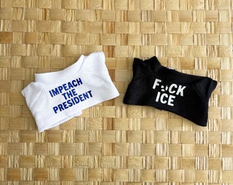 Political Views Doll/Plush Monster Tiny T-Shirt