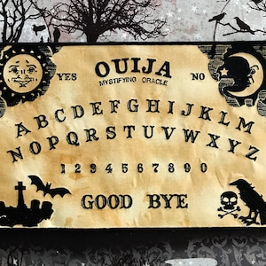 Giant OUIJA BOARD Back Patch with Planchette