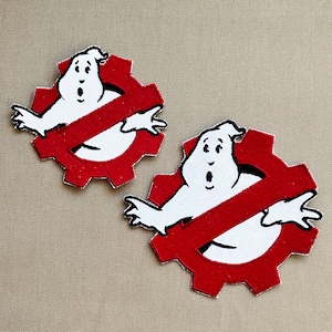 Ghostbusters Research and Development Cog logo "No Ghost" Patch