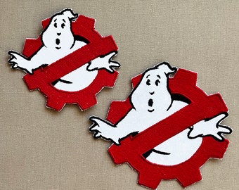 Ghostbusters Research and Development Cog logo "No Ghost" Patch