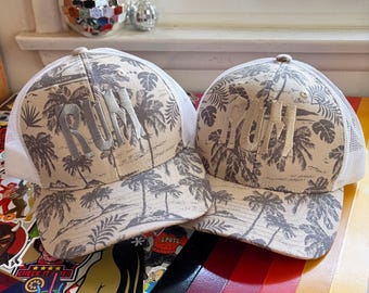 Sombrero bordado con ron tropical