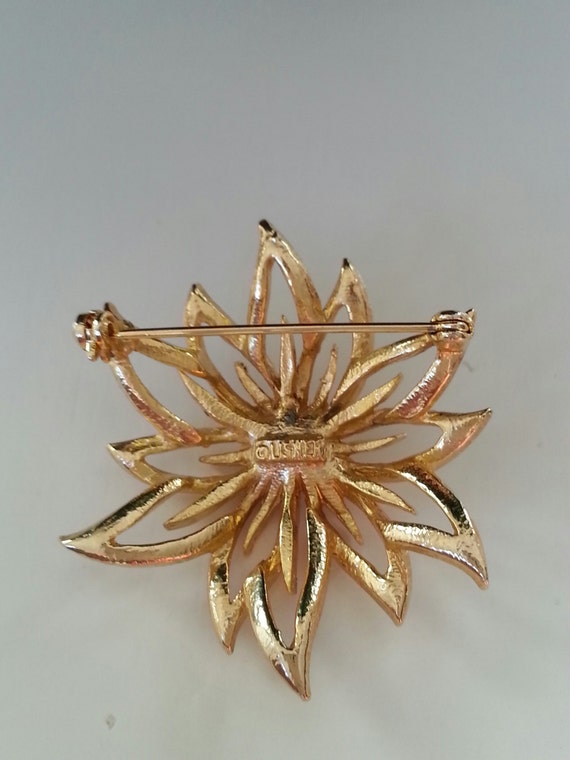 Lisner Brooch - Lisner Jewelry - Vintage Lisner B… - image 4