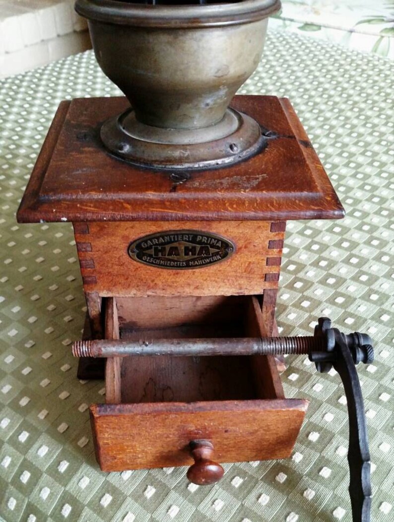 Antique Coffee Grinder Coffee Grinder Made in Germany HAHA Grinder