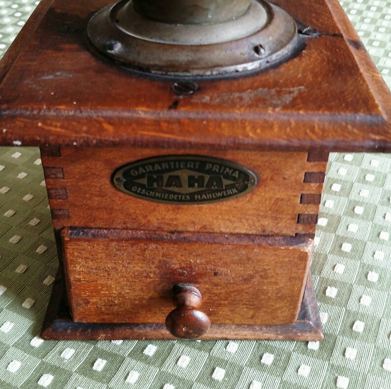 Antique Coffee Grinder Coffee Grinder Made in Germany HAHA Grinder