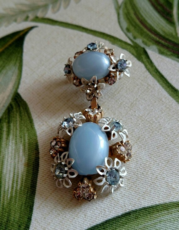 Vintage brooch star retro Gem