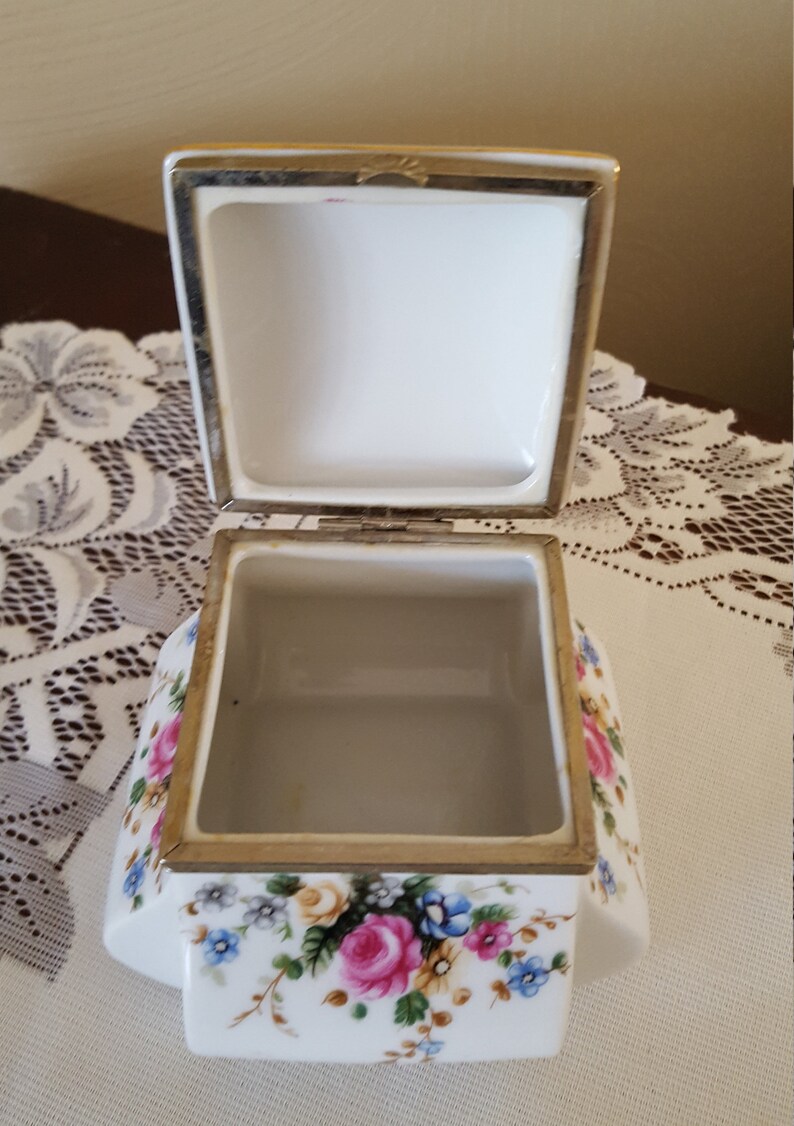 Vintage Dresser Jar Vanity Jar Jewelry Holder Old Etsy