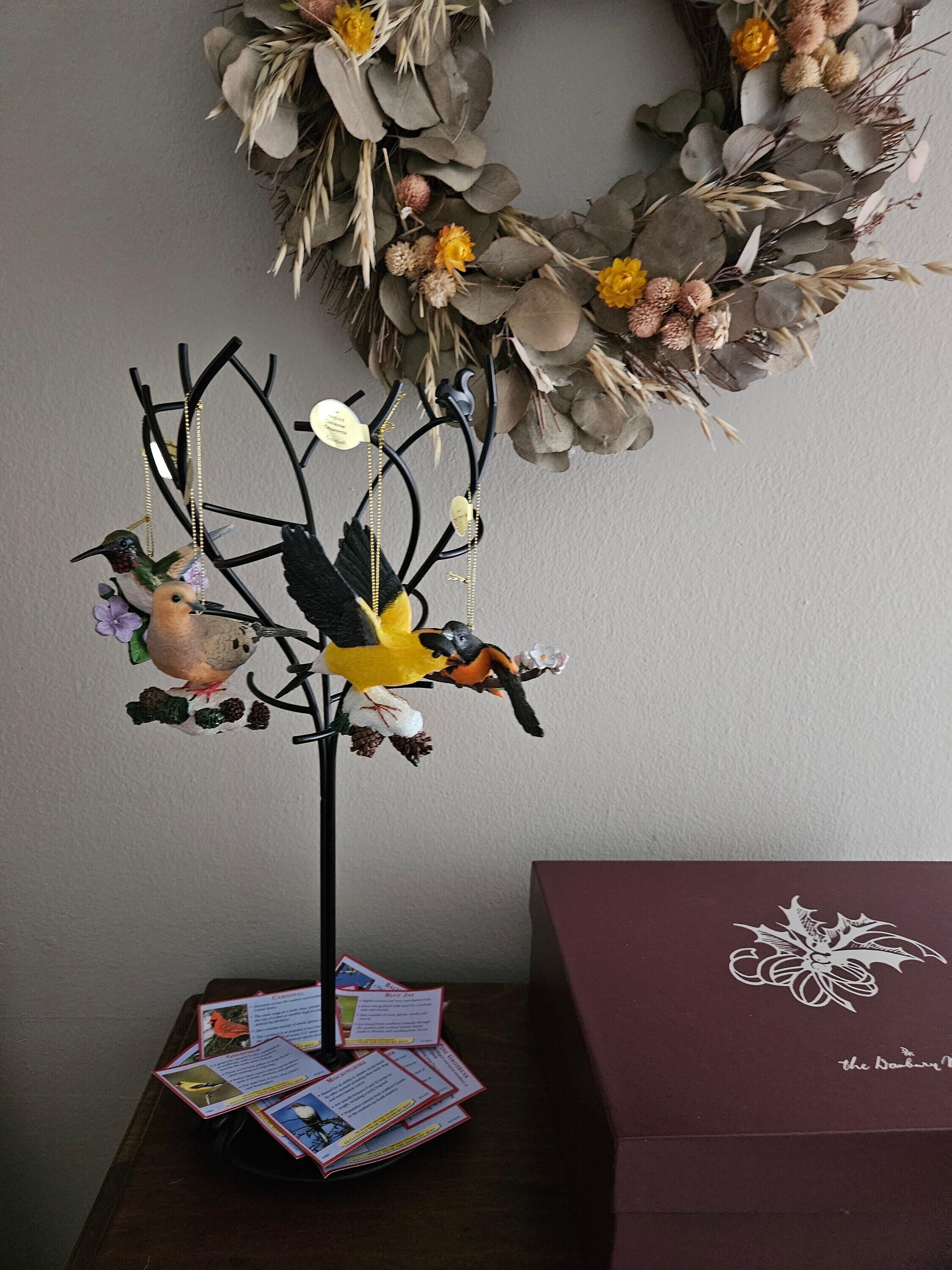 Vintage Danbury Mint the Songbird Collection Danbury Ornaments Bird