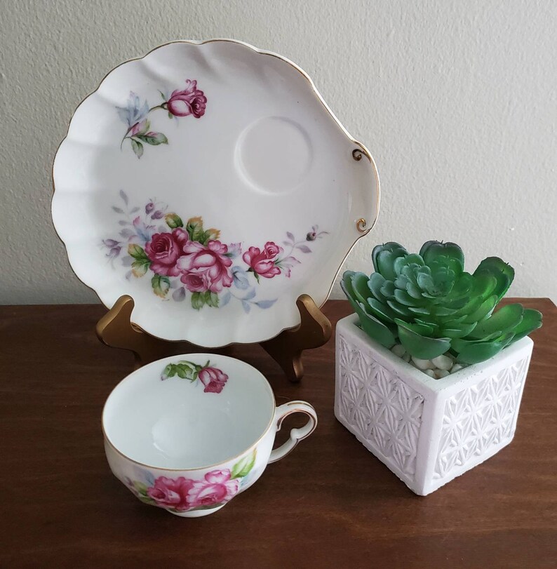 Tea Set Made in Occupied Japan Hand Painted Tea Cup & Etsy