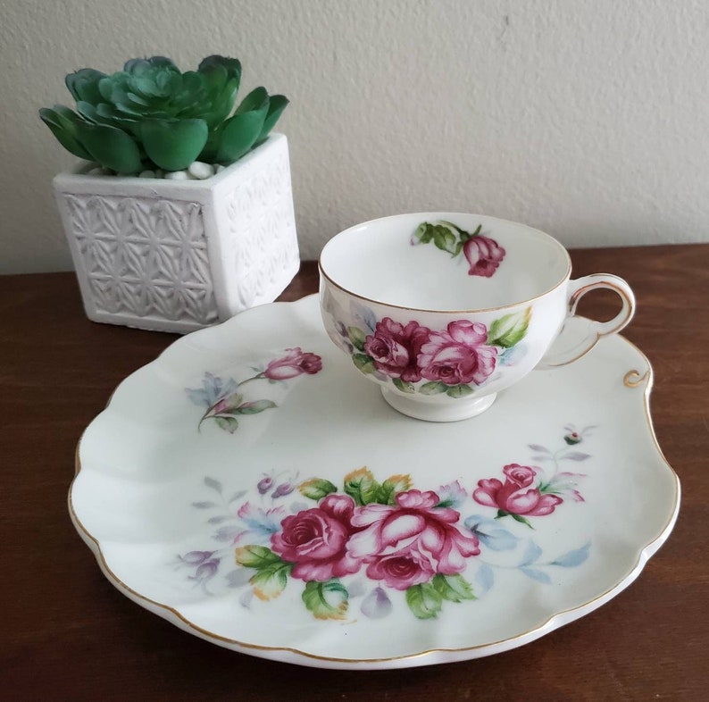 Tea Set Made in Occupied Japan Hand Painted Tea Cup & Etsy