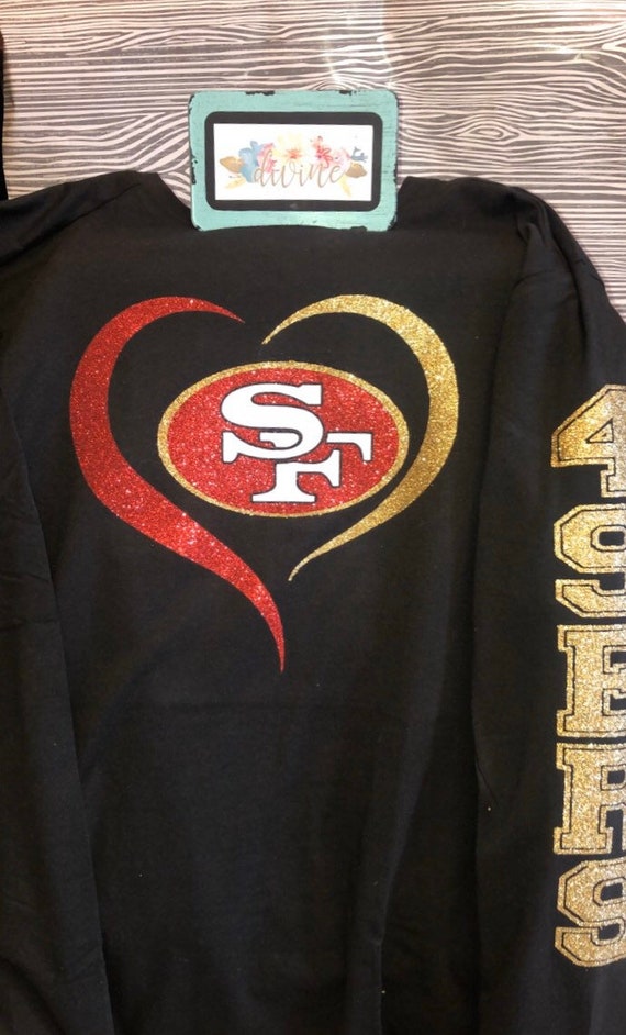 49ers long sleeve jersey