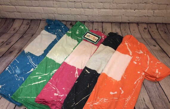 blank bleached shirts