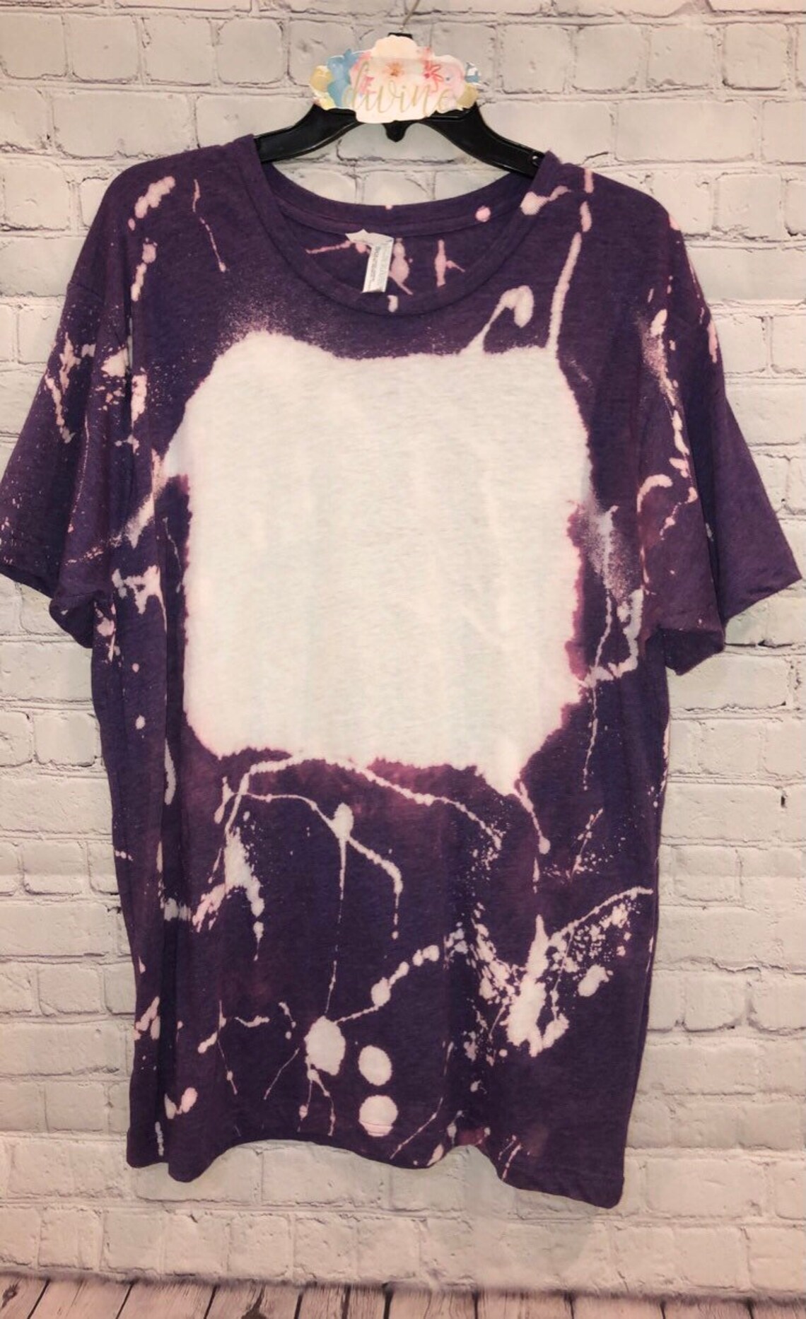 bleached tees wholesale