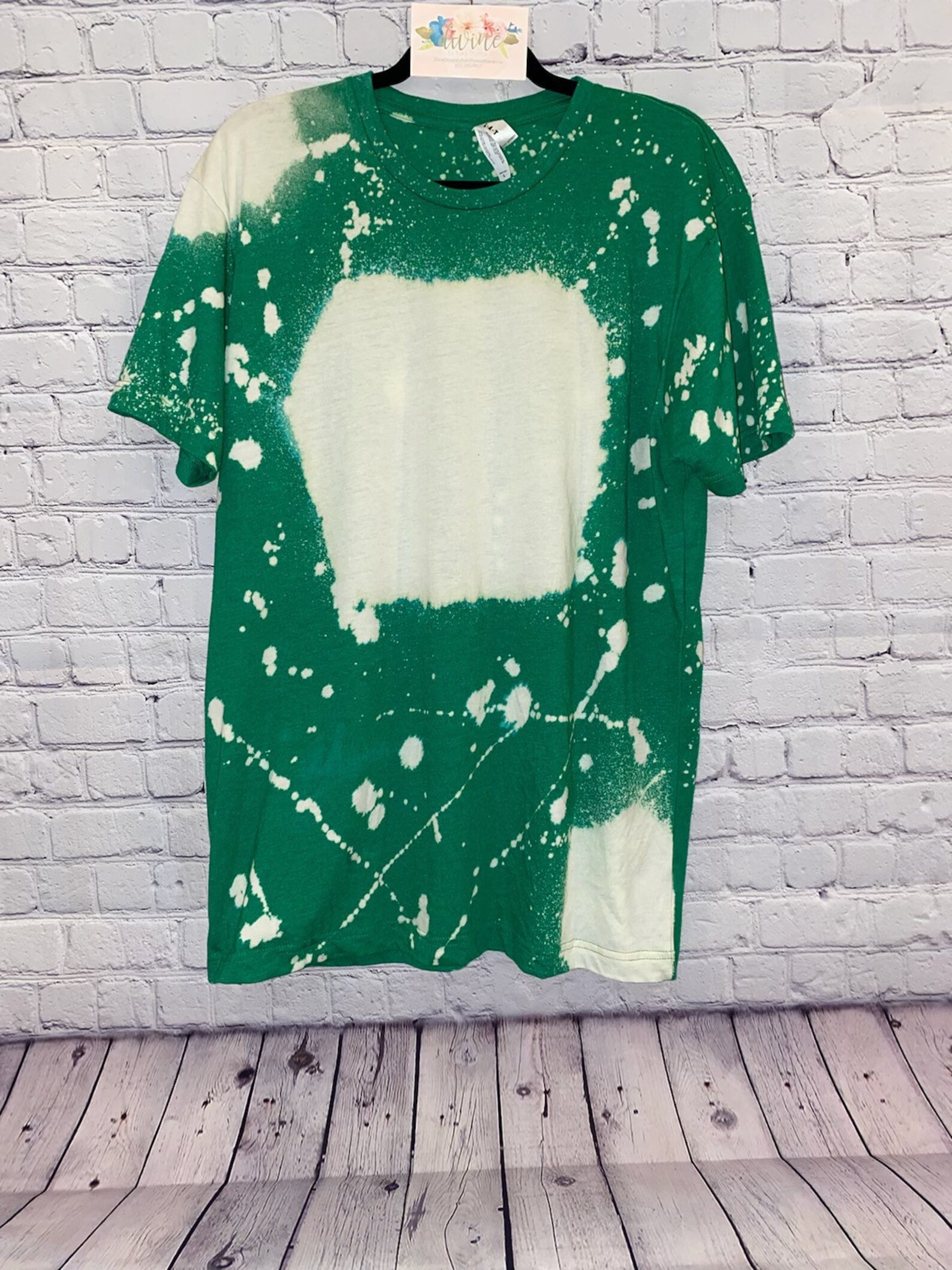 bleached tees wholesale