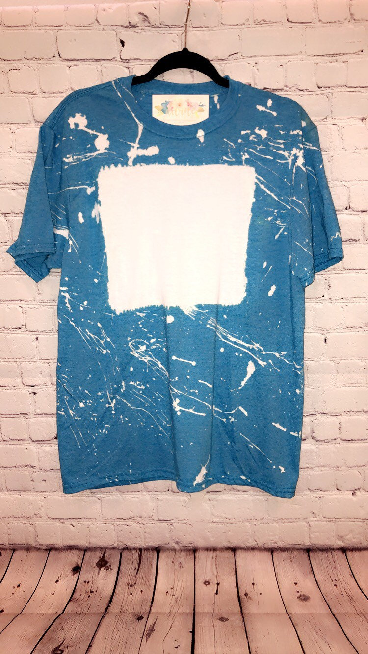 Blank bleached shirts for sublimation / bleached tee / Etsy