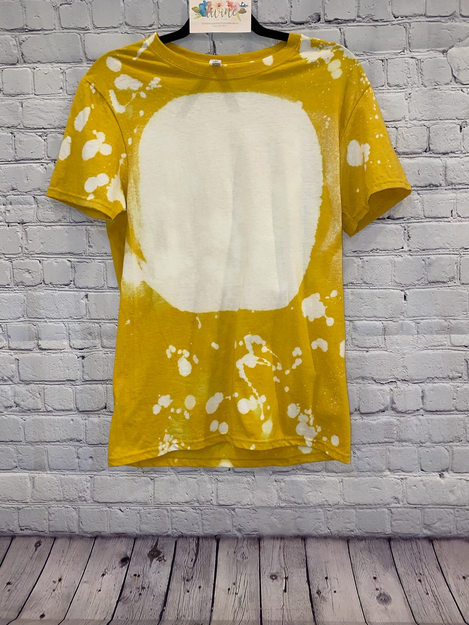 bleached tees wholesale