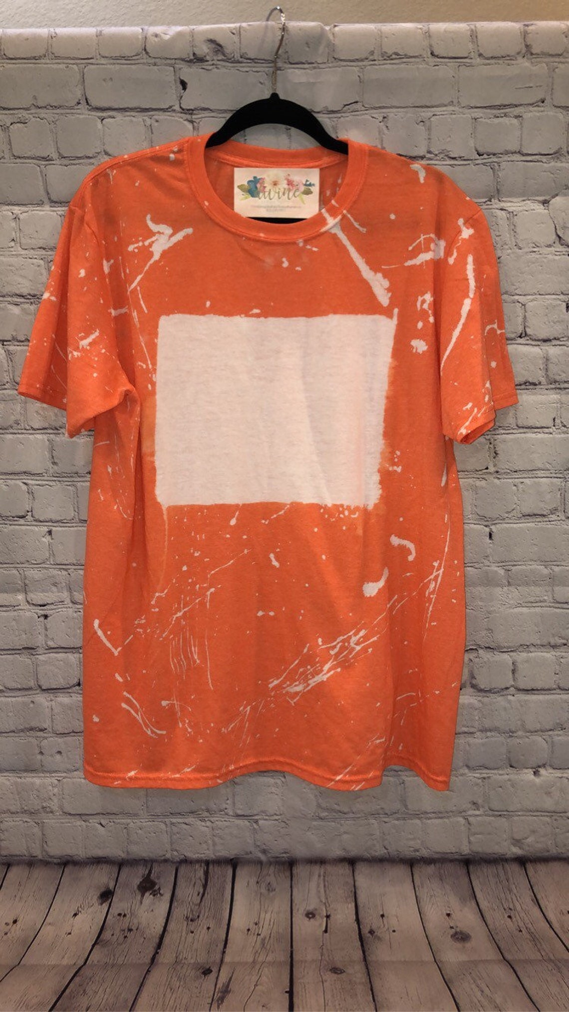Blank bleached shirts for sublimation / bleached tee / Etsy