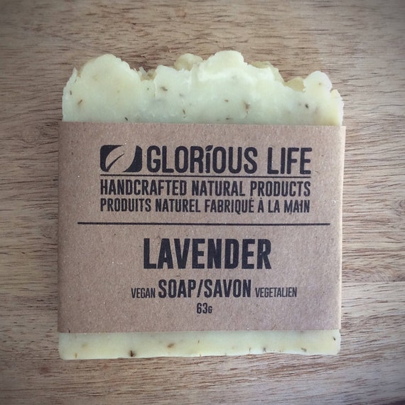 Lavender Hand & Body Soap Bar: Scented with Essential Oil and Infused with the Goodness of Chamomile Flower for Gentle Skin Cleansing