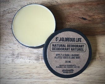 Natural Deodorant Balm: Achieve All-Day Odour Protection with Natural Ingredients and Lightly Scented With Essential Oils for Men & Women