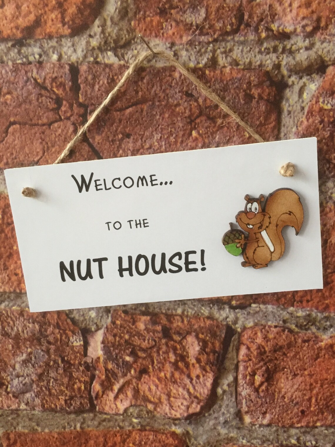 to the Nut House hanging wall sign/Plaque Etsy
