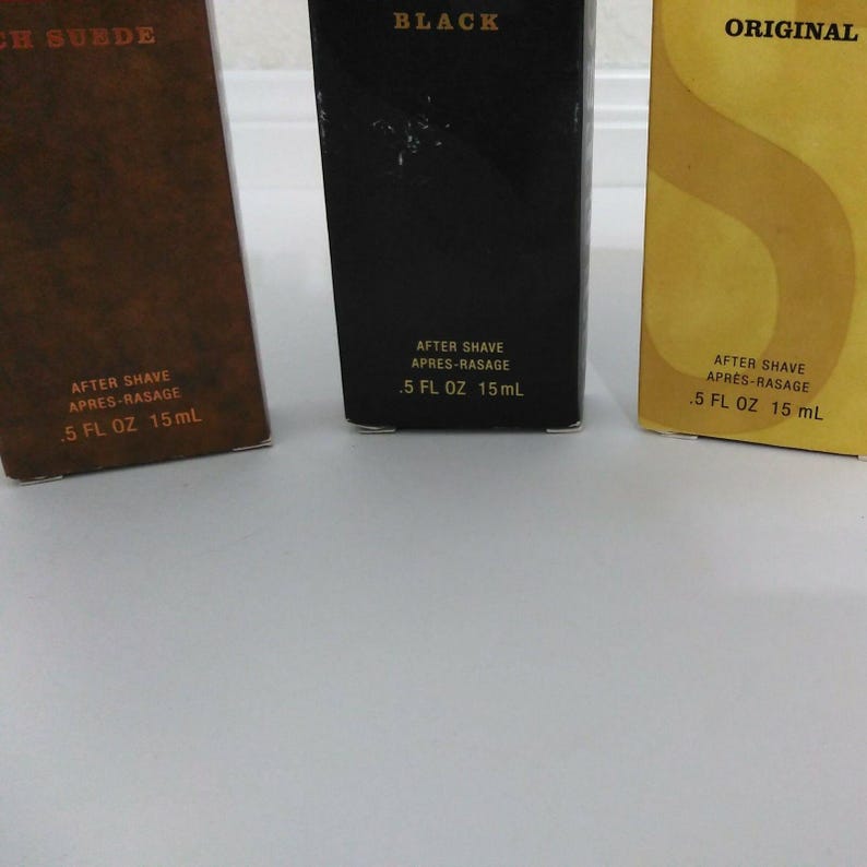 Vintage Stetson Aftershave Lot Of 3 -Original, Black, Rich Suede .5oz image 3