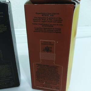 Vintage Stetson Aftershave Lot Of 3 -Original, Black, Rich Suede .5oz image 7