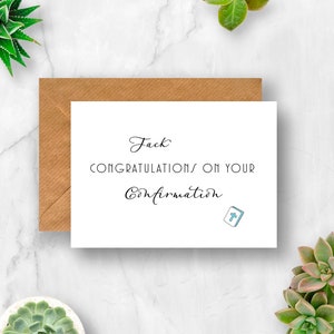 Personalised Confirmation Card, Bible Congratulations On Your Confirmation