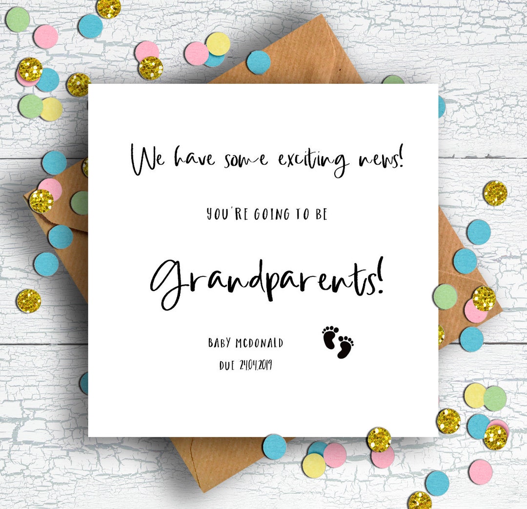 Old English Co. Carte Avec Inscription « Going To Be Amazing Parents