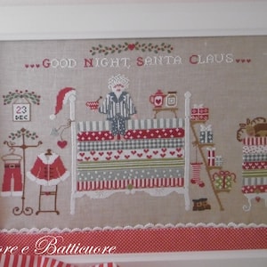 Santa Claus op de Erwt regeling (inclusief geschreven in het Engels, Italiaans en Frans)- Papier of PDF-formaat op aanvraag