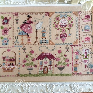 Stiksels in quiltpatroon - Papier- of PDF-formaat op aanvraag
