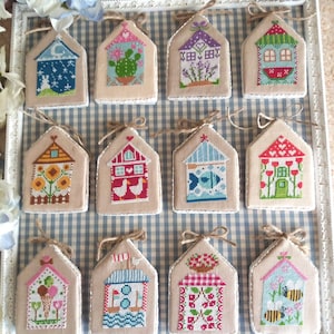 Patrón All Needles as Home for Summer (12 buscadores de agujas y tutoriales en italiano, inglés y francés) Formato papel o PDF bajo pedido