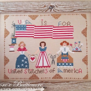 United Stitchers of America Schema - Papier of PDF formaat op aanvraag