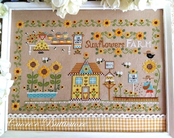 Sunflowers Farm Schema (einschließlich Schriften in Englisch, Italienisch und Französisch) - Papier- oder PDF-Format auf Anfrage